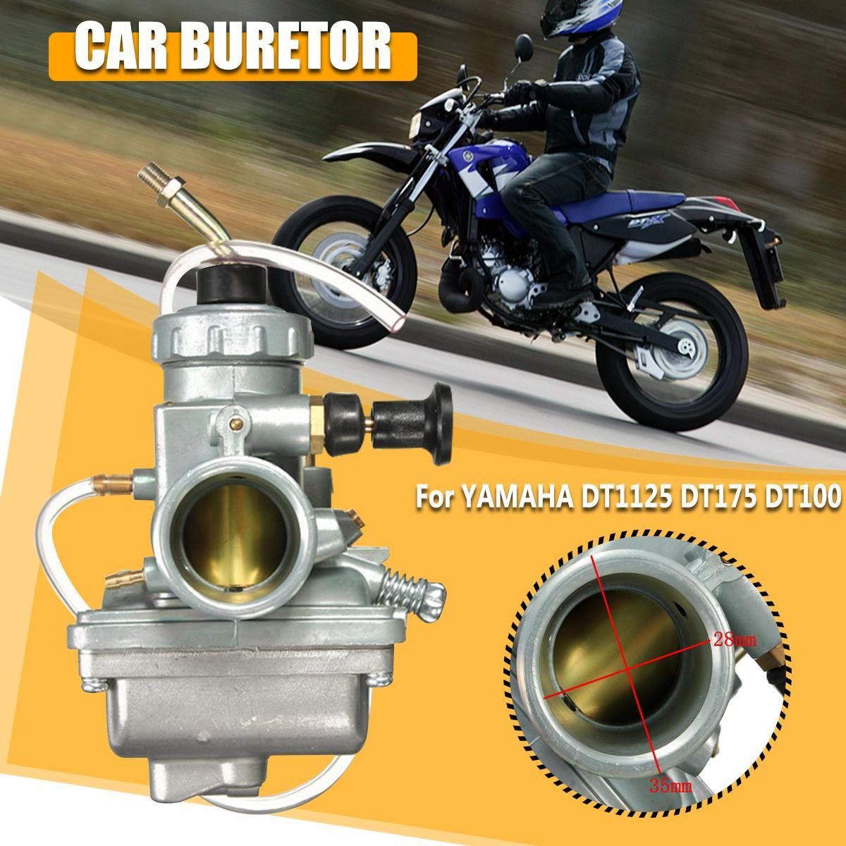 Car Carburetor Carb FOR YAMAHA DT 175 DT175 1979-1981 Enduro 28mm 40mm