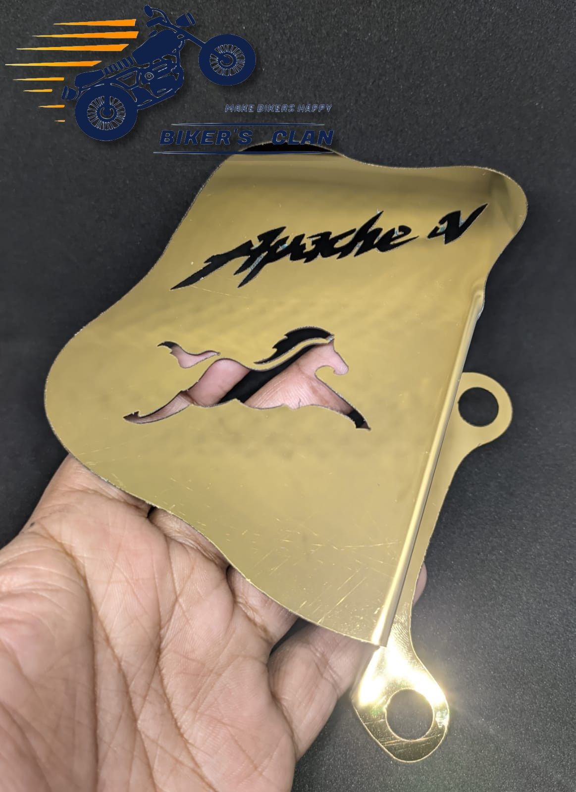Apache RTR 4V Hydraulic Guard, Hydraulic Cap, Hydraulic Cover Stainless Steel