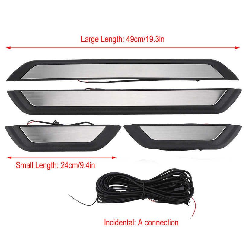 Sill anti-scratch plate protector 4-piece car door sill suitable for TOYOTA C-HR CHR 2018