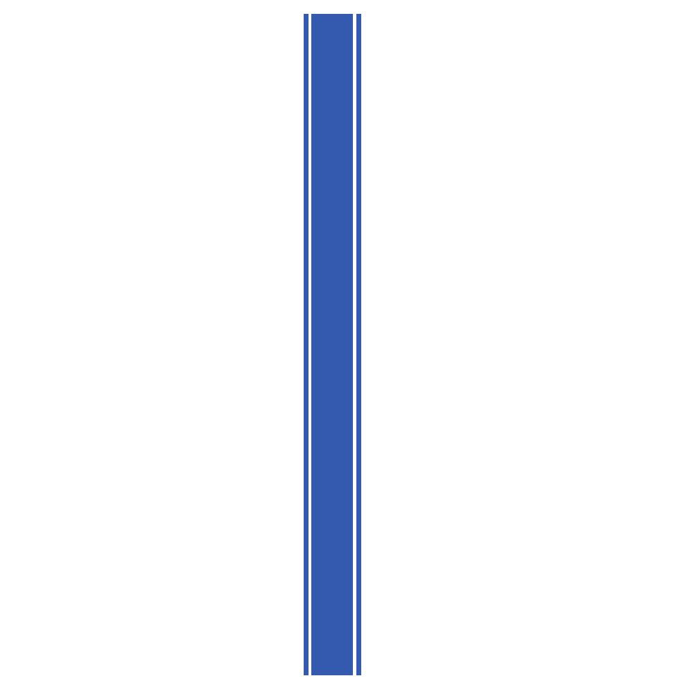 Racing Stripe Sporty Car-Styling Vehicle Hood Reflective Decals Sticker Decor
