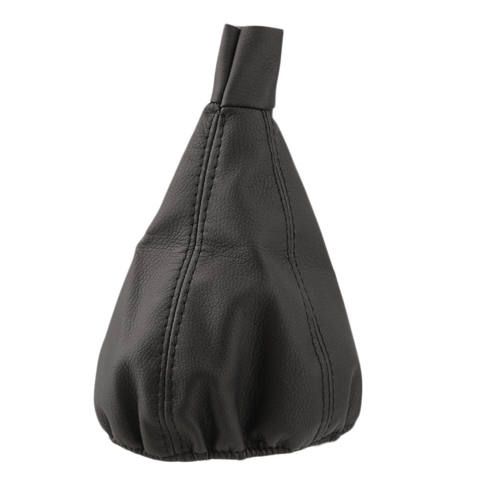 Universal Car Gear Head Dust Cover  PU Leather Cover for SKODA for Felicia-Black