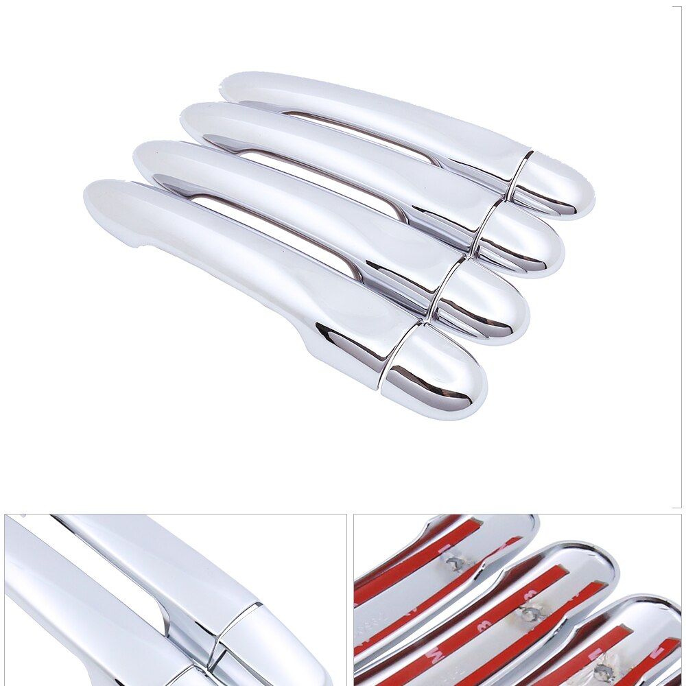 Chrome Car Door Handle Cover for Renault Megane III Scala 2008~2015 Trim Set Exterior Accessories 2009 2010 2011 2012 2013 2014