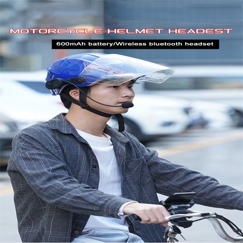 Automatic Answer Call Helmet Smart Talker Helmet Universal Call Headset Wireless Bluetooth Headset Helmet Speaker