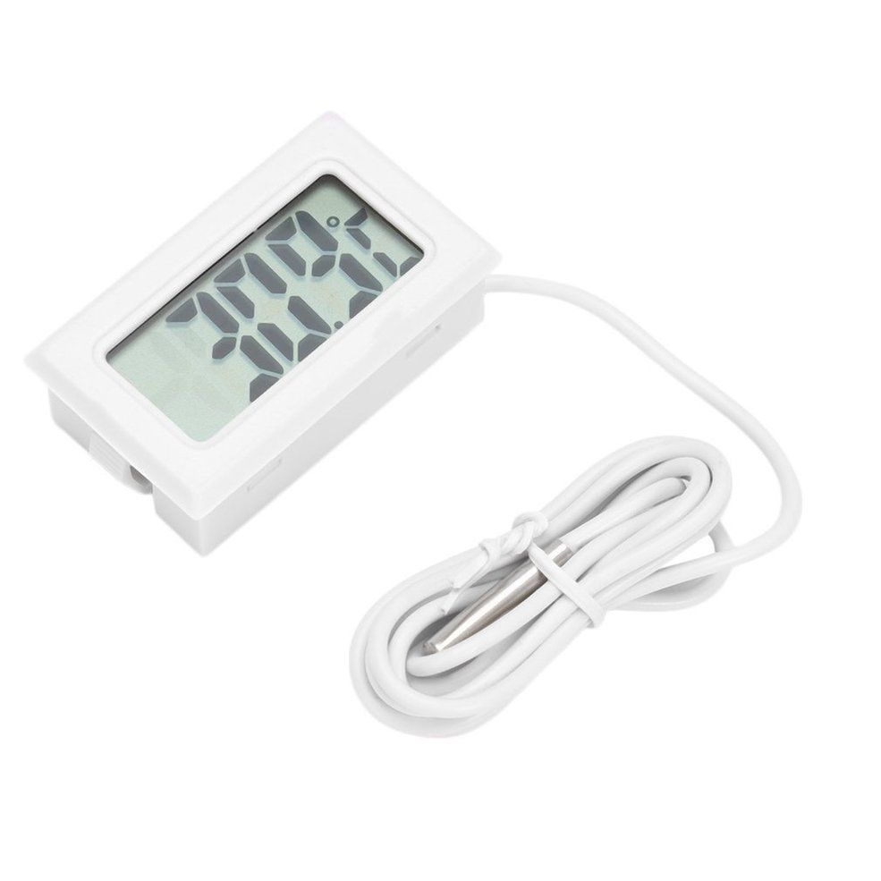 LCD Refrigerator Freezer Fridge Digital Thermometer Temperature -50 ~ 110° C-White