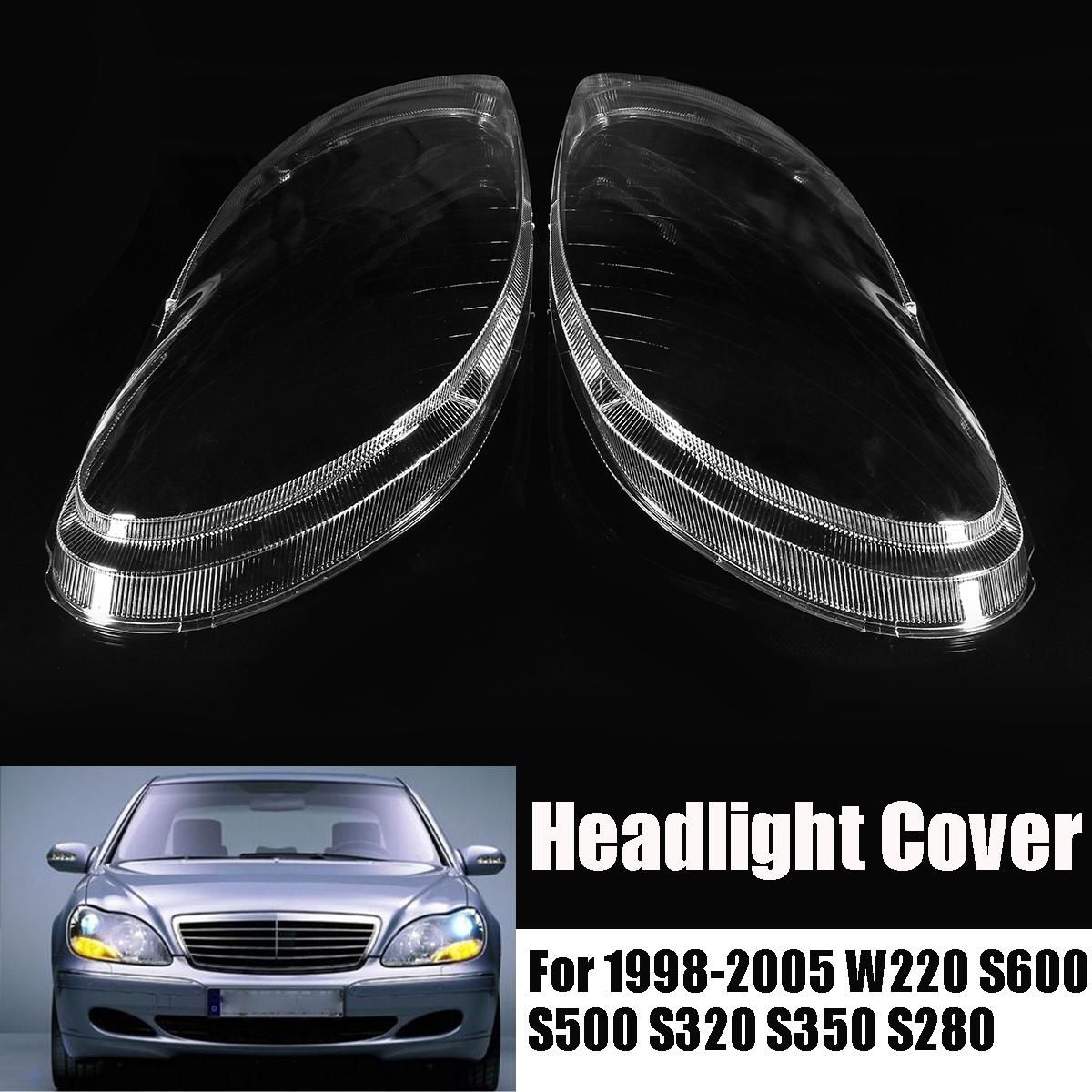 for your motor Headlight Clear Lens Cover Replacement Cover For Benz W220 S600 S500 S320 S350 S280 1998-2005 Front Left