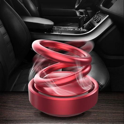 solar power Car Double Loop Rotary Suspension Dashboard - Aroma perfume