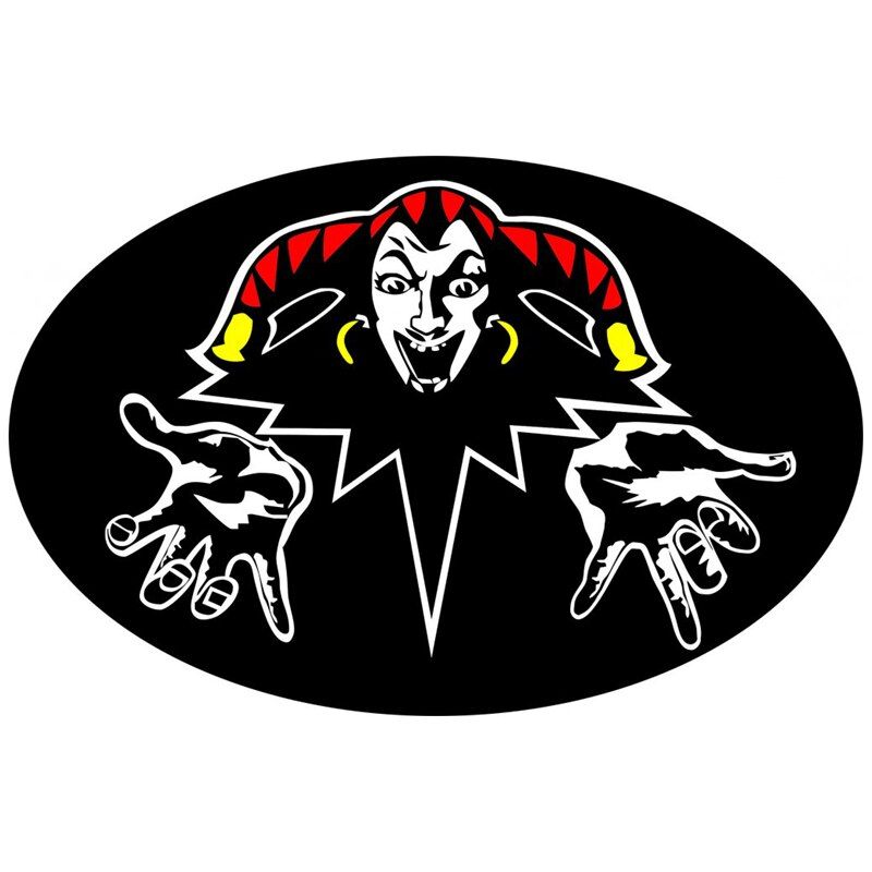 CS-893#21*14cm King and the Clown. Color bells. Full color funny car sticker decal for auto car stickers styling car decoration