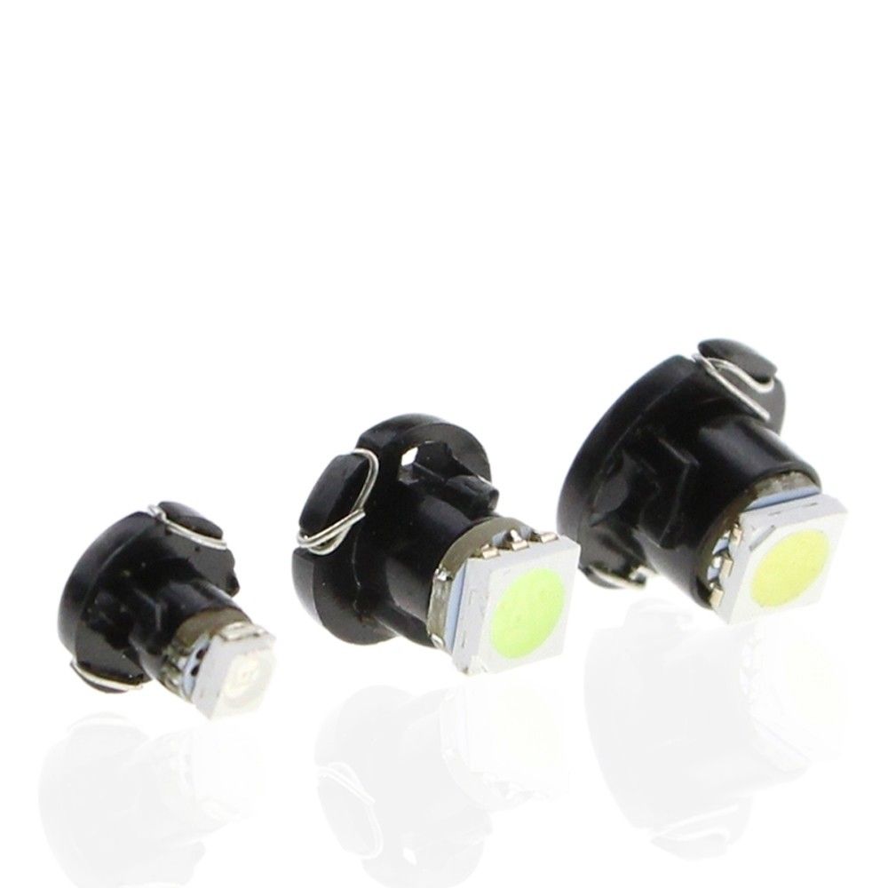 10PCS T4.2 LED Neo Wedge Instrument Dashboard Panel Signal Bulb 12V(Modle:T4.2-ice blue)