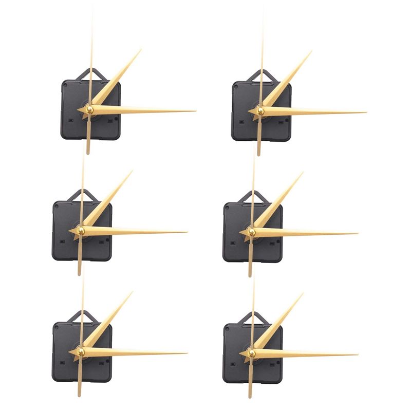 6X Quartz Clock Movement Mechanism Hour Hand DIY Repair Parts Kit