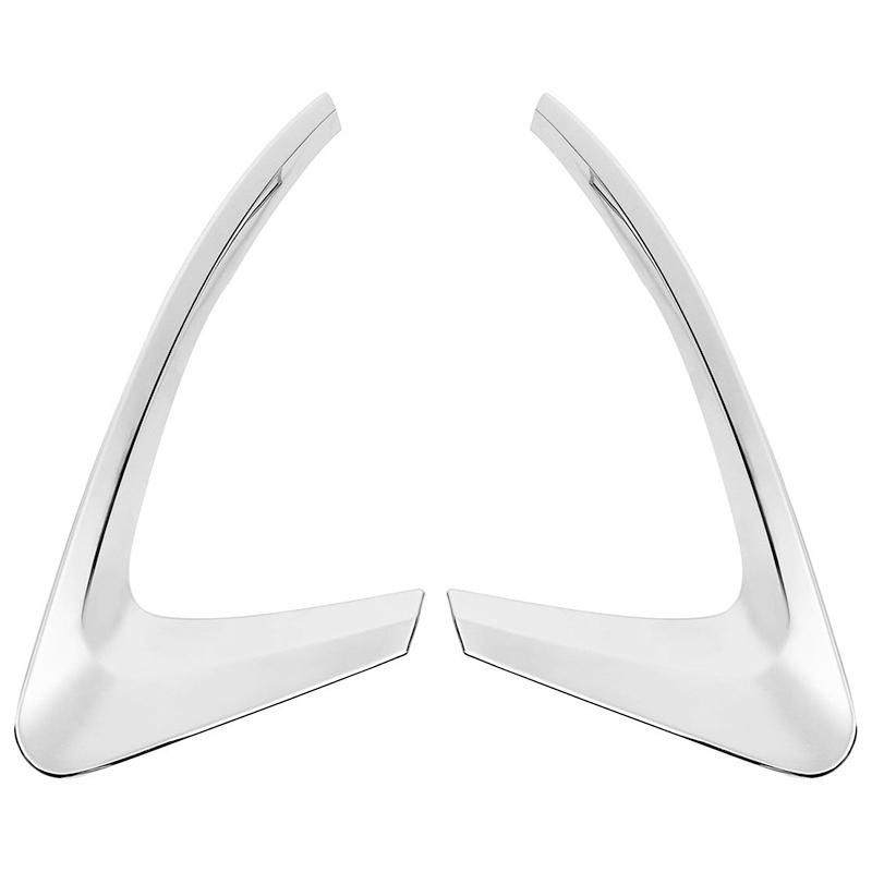For Renault Kadjar 2015-2018 Car Accessories Rear Fog Lights Covers Decoration Lamp Frame Trim Abs Chrome Car Styling