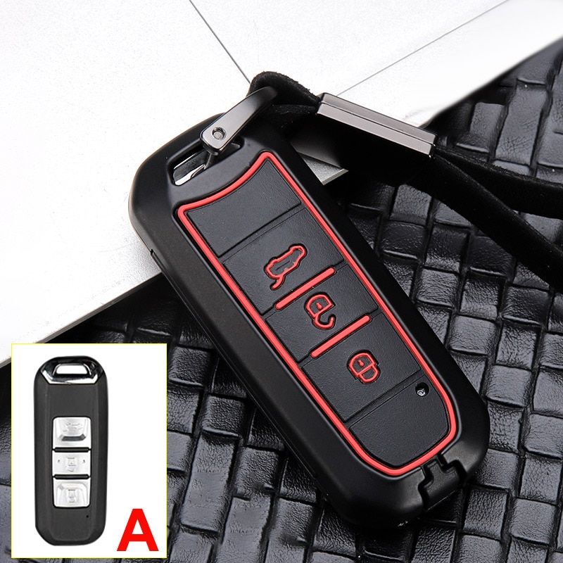NewZinc alloy+Silicone car key case cover keychain For Baojun 510 730 360 560 RS-5 530 630 for Wuling Hongguang S