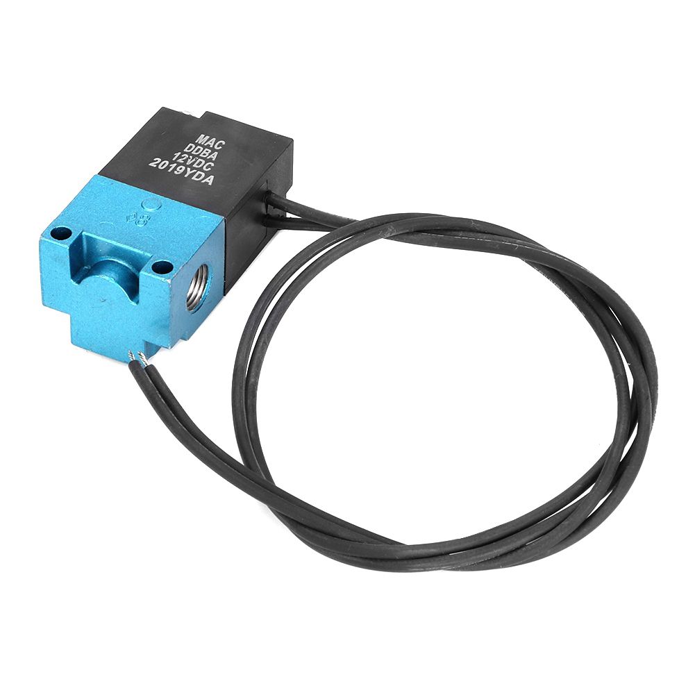 Akozon 3-way electronic boost control solenoid valve 35A-AAA-DDBA-1BA DC12V 5.4W Aluminum alloy