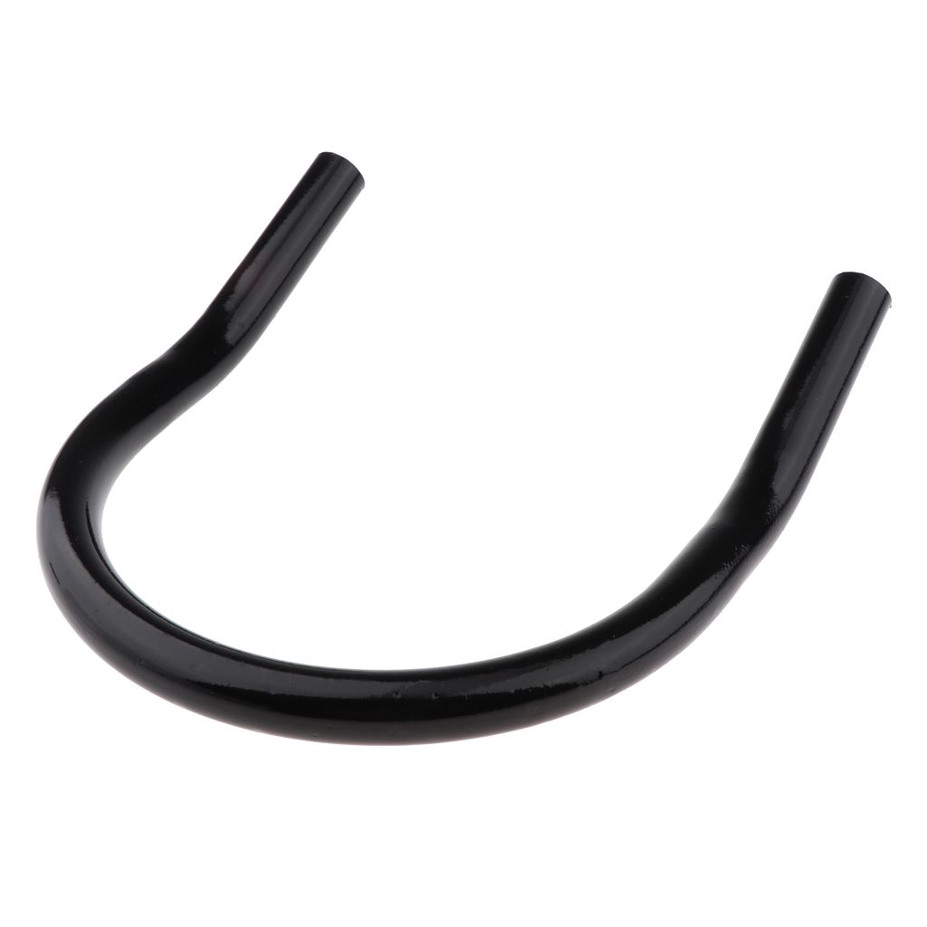 Upswept Black Cafe Racer Retro Seat Frame Hoop Loop End 210mm