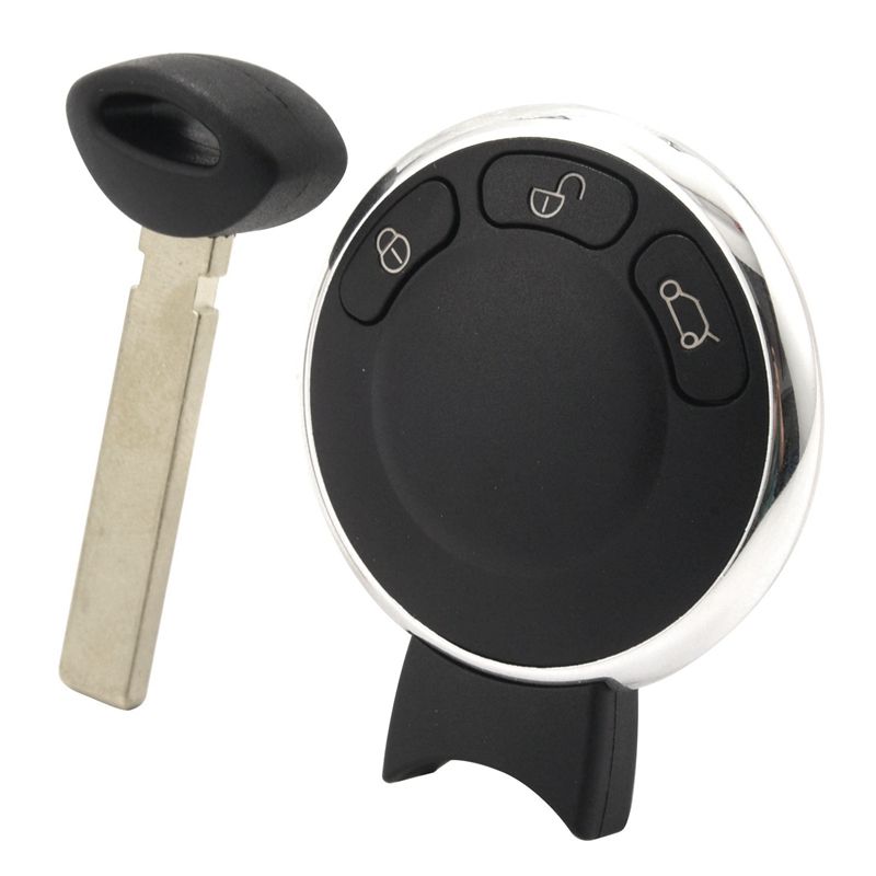 2X Remote Entry Uncut Car Key Fob Replacement Case Shell Button Pad for BMW Mini Cooper IYZKEYR5602
