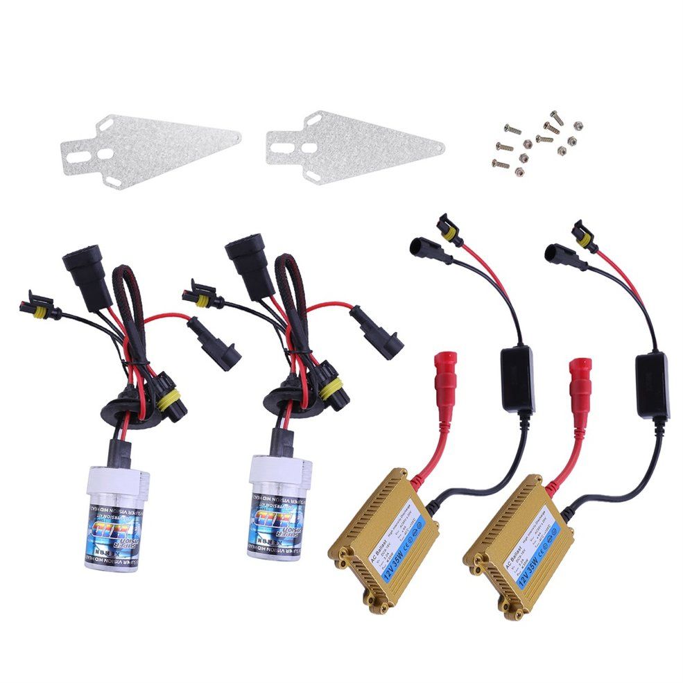 2x9005/HB3/H10 35W 6000K/8000K/10000K HID Head Light Car Xenon Light Kit-10000K white
