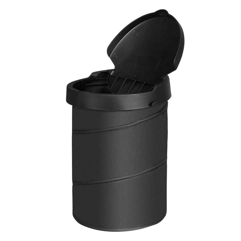 Car Trash Can Portable Garbage Bin Collapsible Pop-Up Bag Waste Basket Bin Rubbish Bin Black