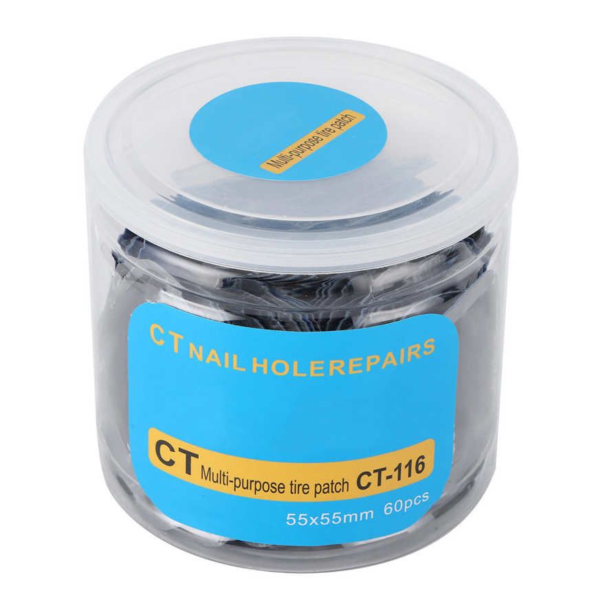 Romeng La 60pcs/Box 55mm/2.2in Car Tire Repair Patch Rubber Tool Universal for Automobile Motorcycle