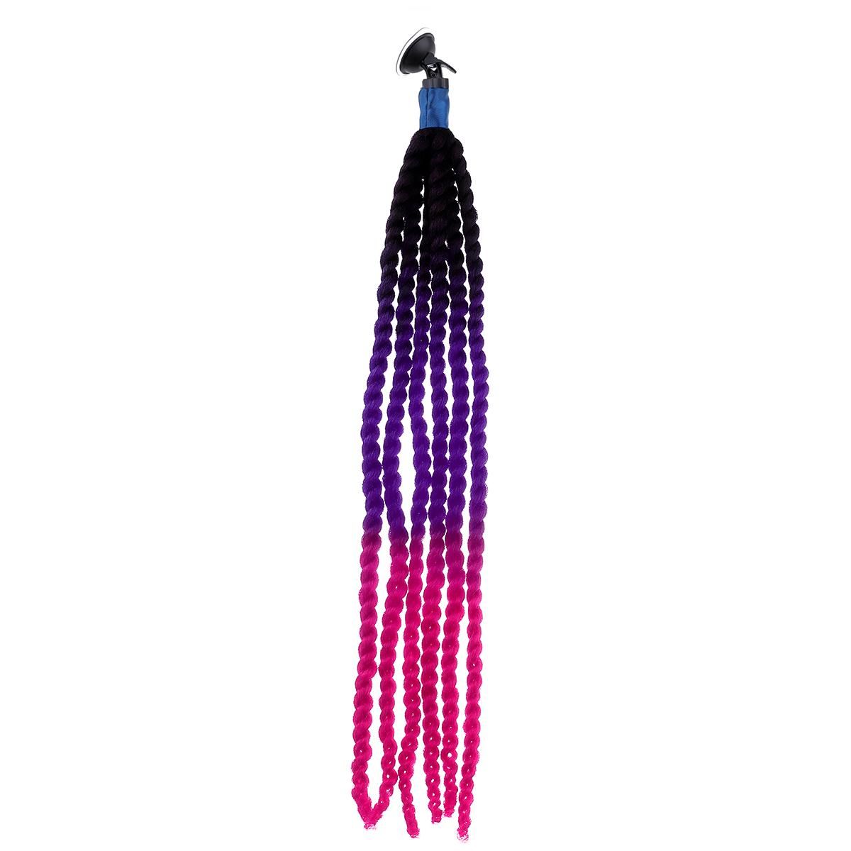 for your motor 60cm Motorcycle Helmet Dreadlocks Women Helmet Dreadlocks Ponytail Braid Motocross Bicycle Helmet Punk Hair Decoration