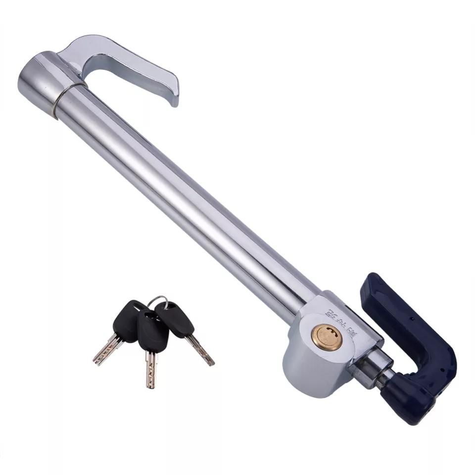 Hook Steering Wheel Lock Safety Lock A3 Steel Three-direction Clutch Anti-theft 23.8 inches