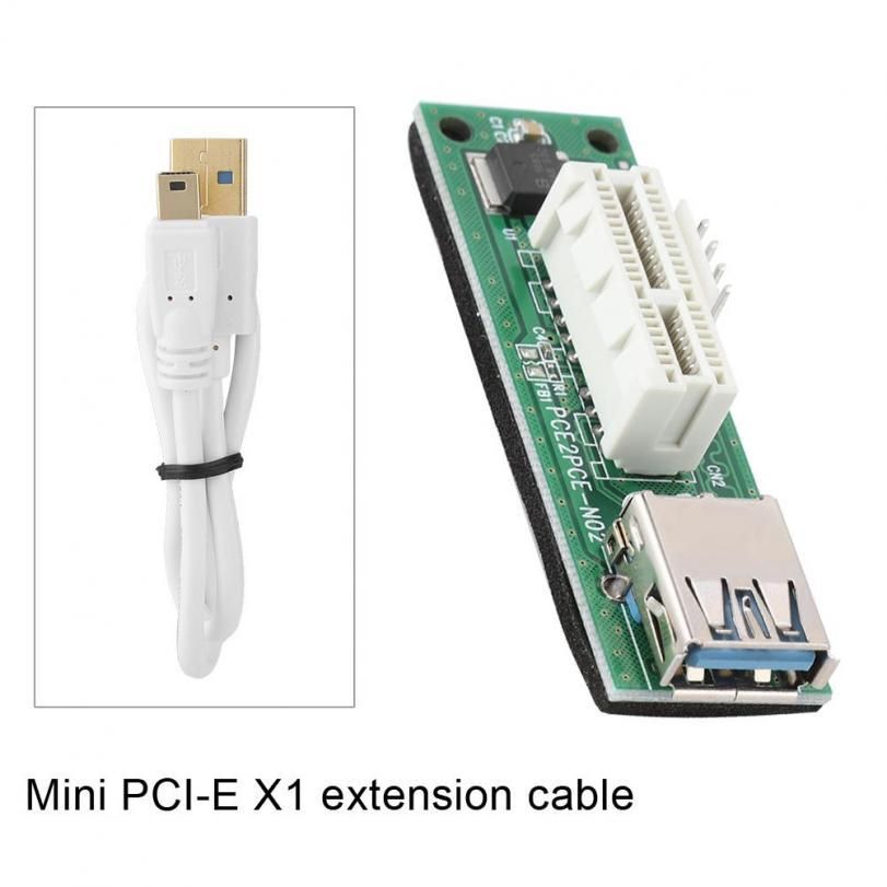 Fosa Mining Riser Card,PCI-E Express 1x to 16x Extender Riser Card Adapter,Mini 4 Pin PCI-E Power Cable PUV board with Excellent Quality/Durability