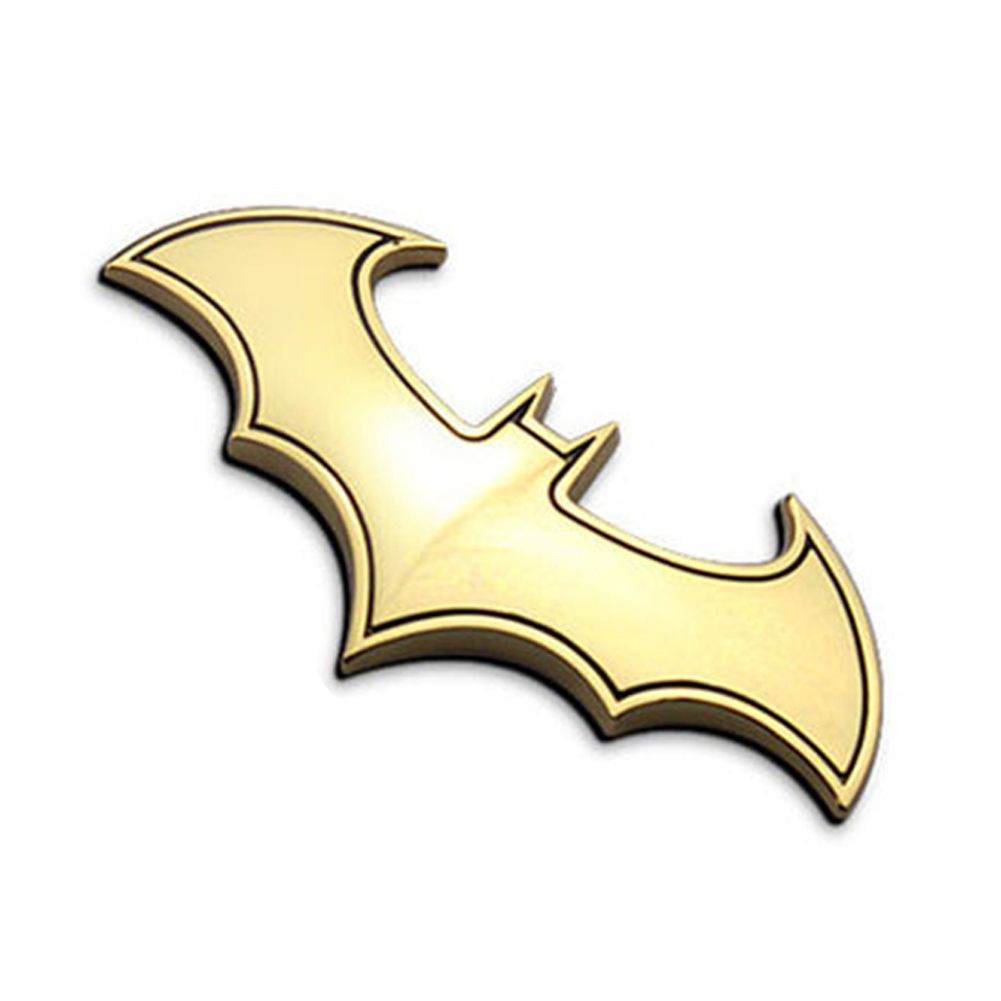 SuperRide Cool 3D Metal Bat Auto Logo Car Truck Decor Pattern Badge Sticker Decoration