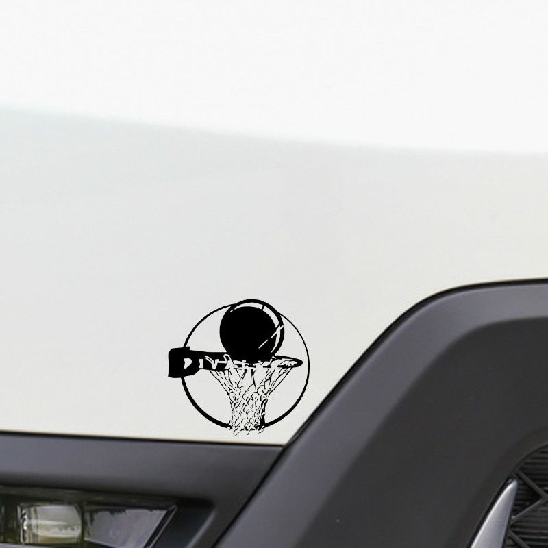 Basketball  Vinyl Reflective Laser Luminous Motorcycle Car Sticker Decal Windows Wall Suitcase EBdecal  CT33411