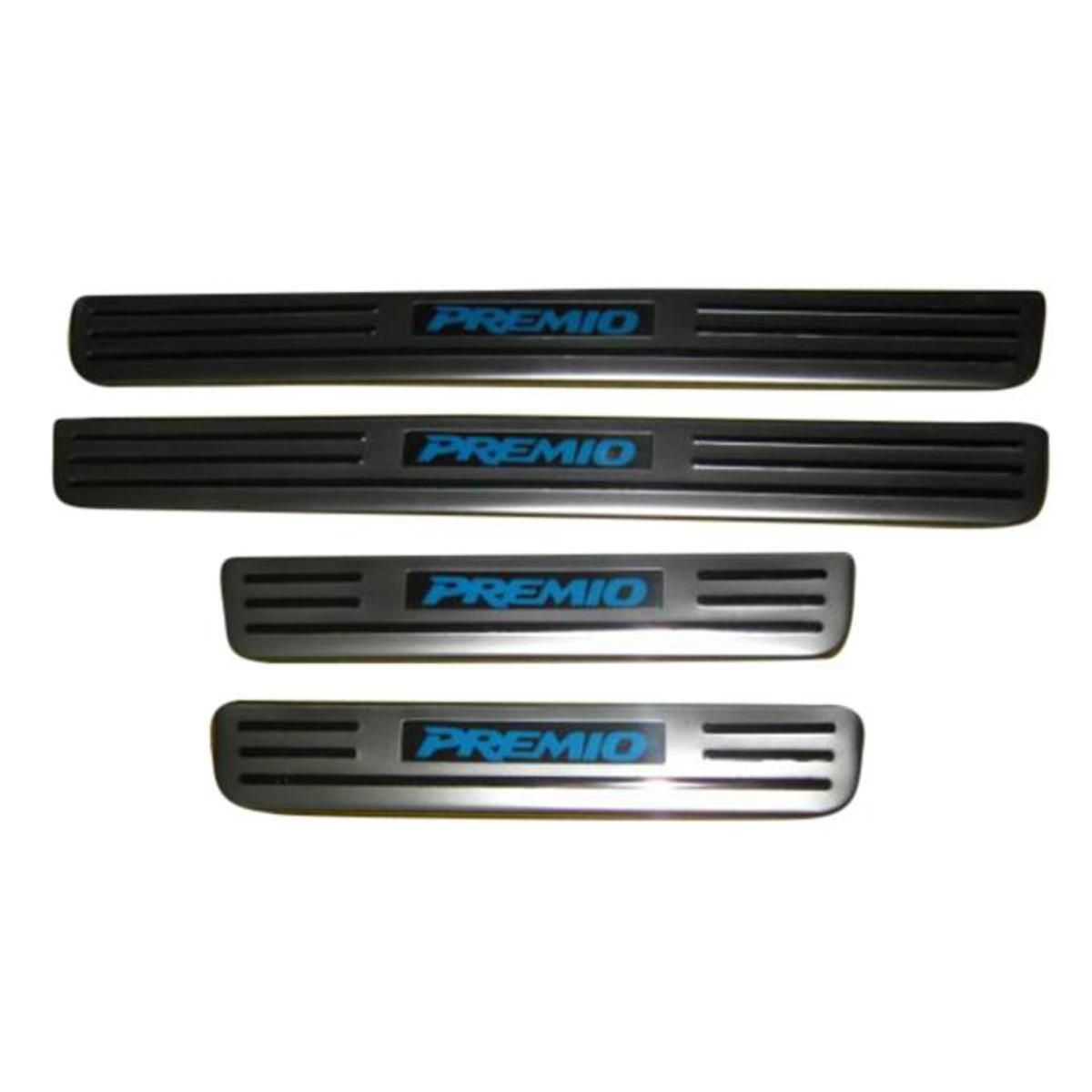 LED Light Stainless Door Sills - Blue