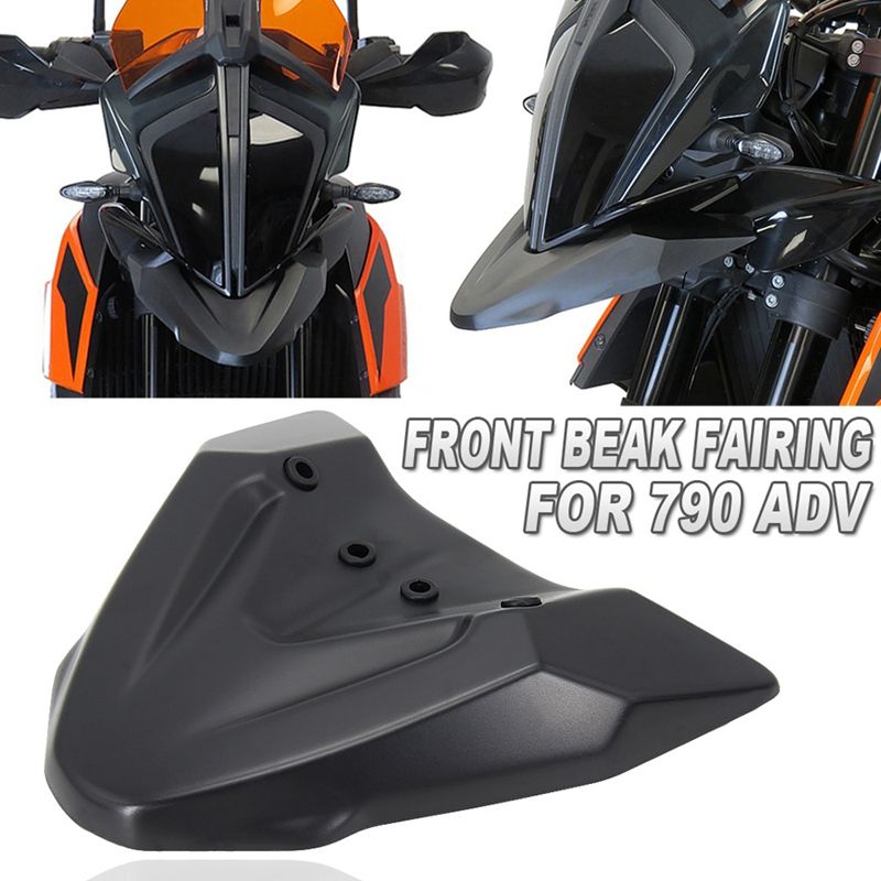 Car Front Wheel Mudguard Beak Nose Cone Extension Cover Extender Cowl Fit for KTM 790 Adventure ADV 2019-2021