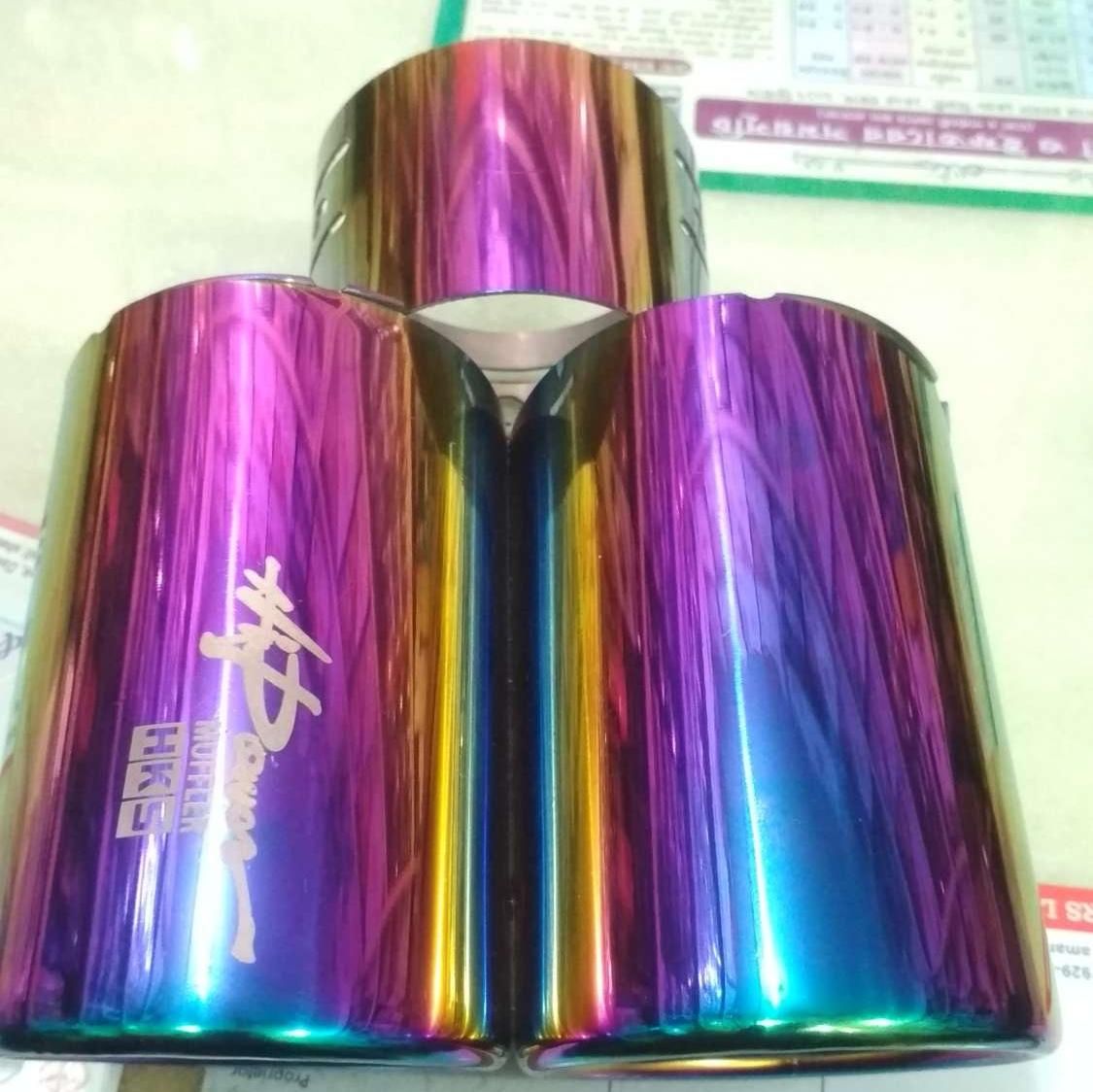 Car Auto Round Stainless Steel Exhaust