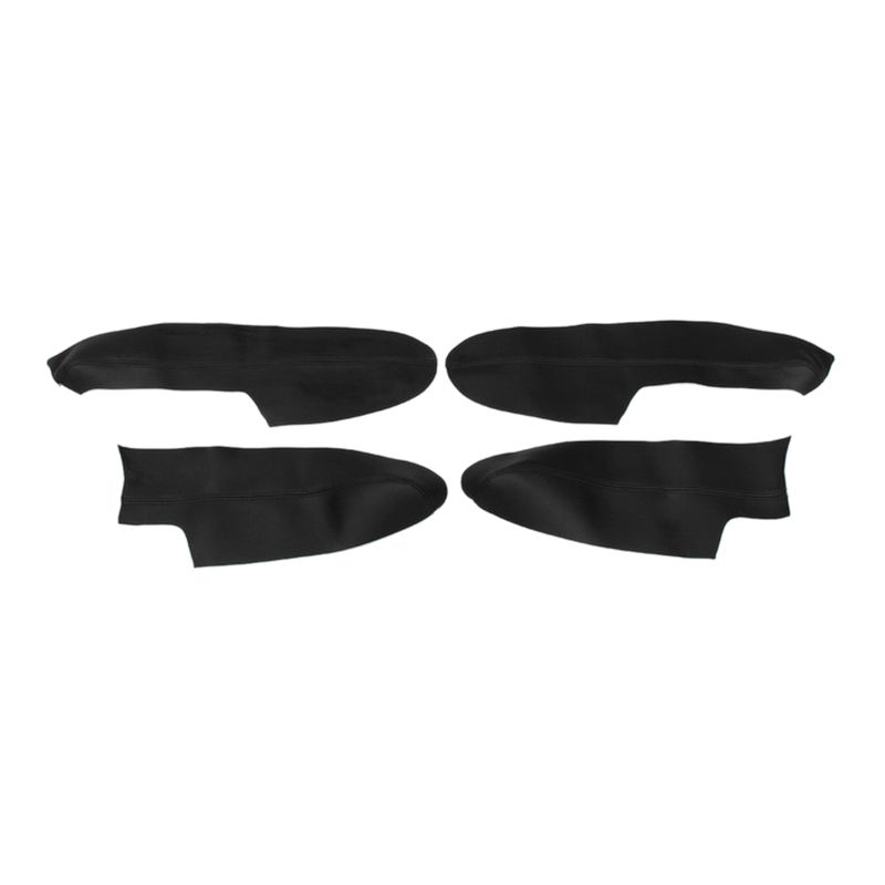 Door Armrest Protection Cover Surface Side Armrest Panel Cover for Nissan Qashqai J11 2016 2017 2018 Black