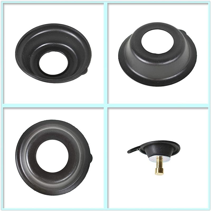 4-Pack Carburetor Repair Kit Diaphragm Air Cut-Off Valves Replacement for 1985-2007 Yamaha Vmax V-MAX 1200