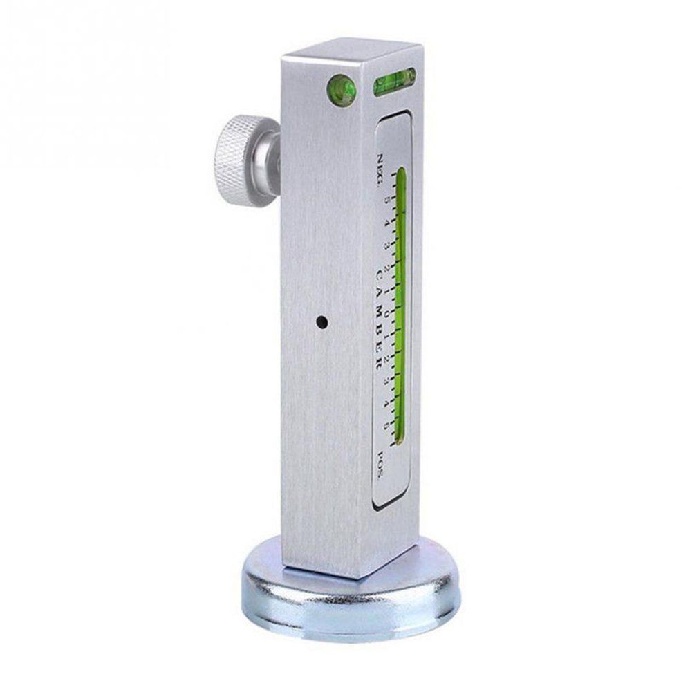 HA Magnetic Alignment Camber Gauge Four Wheel Positioning Magnetic Level Ruler-Silver