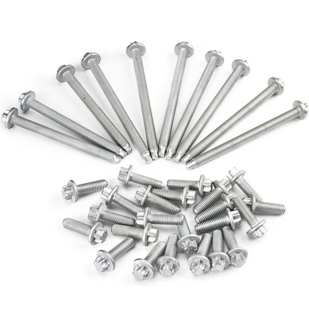 Engine Oil Pan Bolt Set for -BMW X3 4 5 6 135I 325Xi 328I XDrive 3.0L 11132210959 BACB12-U24004 HWK0003 1 13 2 210 959