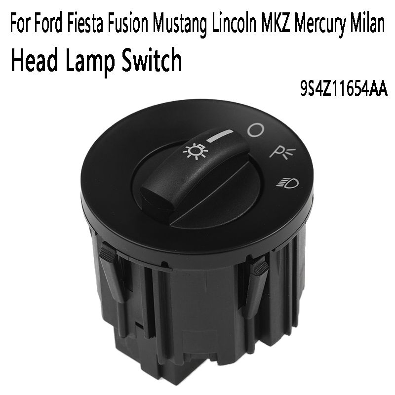 AUTO Headlight Head Light Lamp Switch 9S4Z11654AA for Ford Fiesta Fusion Mustang Lincoln MKZ Mercury Milan