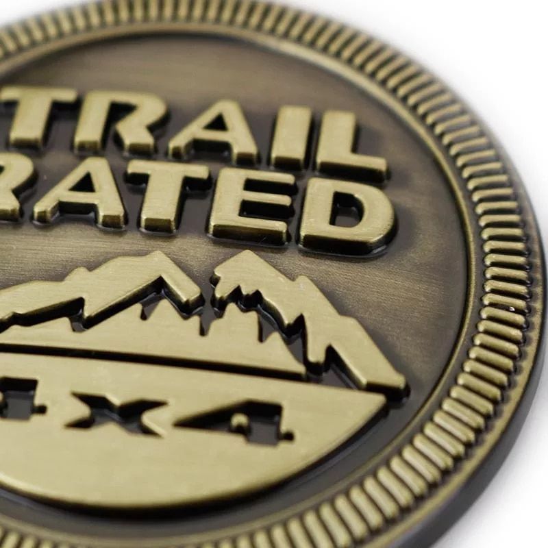 3D 4X4 TRAIL RATED Emblem Badge Metal Car Sticker  Car Styling Decal For JEEP Renegade Wrangler Patriot Cherokee Compass Liberty
