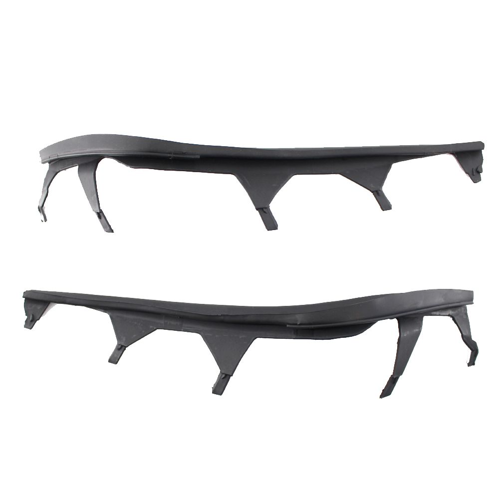 Car Front Upper Headlight Cover Strip Set Trims Headlight Sealing Strip Gasket for BMW E46 4 Door 325I 2002-2005 63126921859 63126921860