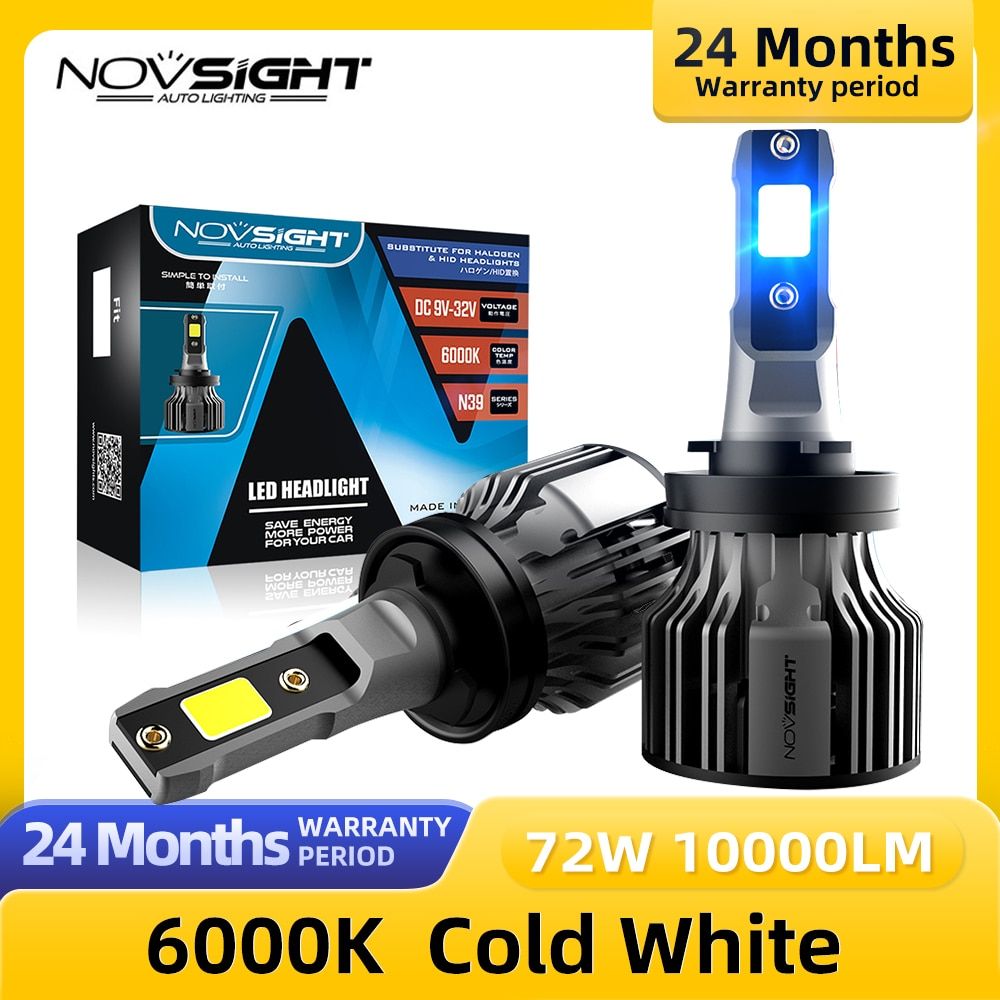 N39 H7 Led Headlight H1 H4 Led Lights 10000LM Auto Lamp H11 H13 9005 9006 9004 H3 9007 9012 881 6000K 72W Car Fog Light-color-9008/H13 Hi/Lo