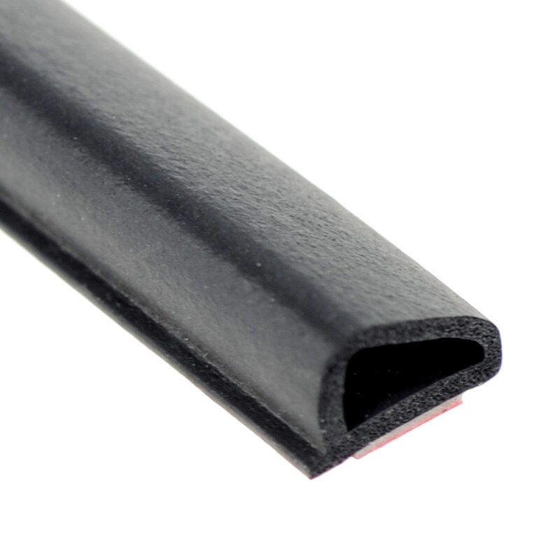 Sloping D Type Car Door Rubber Auto Seal Car Door Sealing Strip Weatherstrip Edge Trim Rubber Seal Adhesive For Car