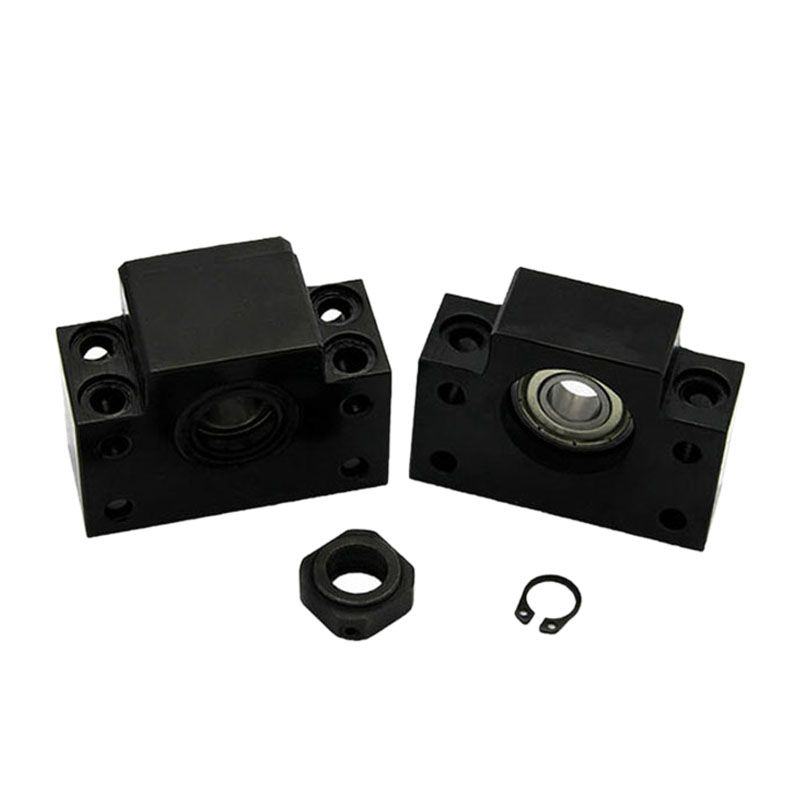 Ball Screw Support Set Includes 1x Bk10 And 1x Bf10 For Sfu1204 Ball Screw End Support Cnc Parts Bk / Bf10