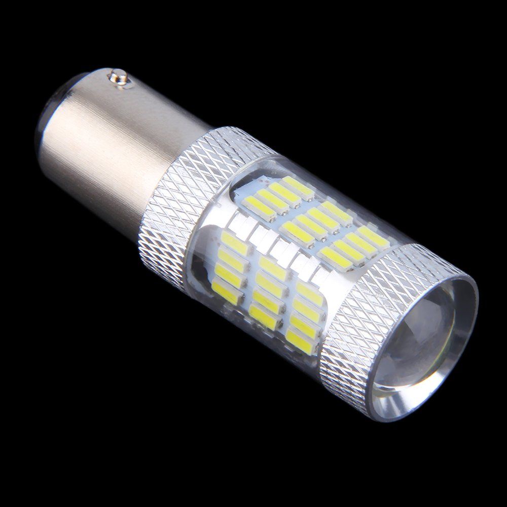 TE 1pc DC 12-24V T15 33LED Super White Car Reverse Brake Light Bulb