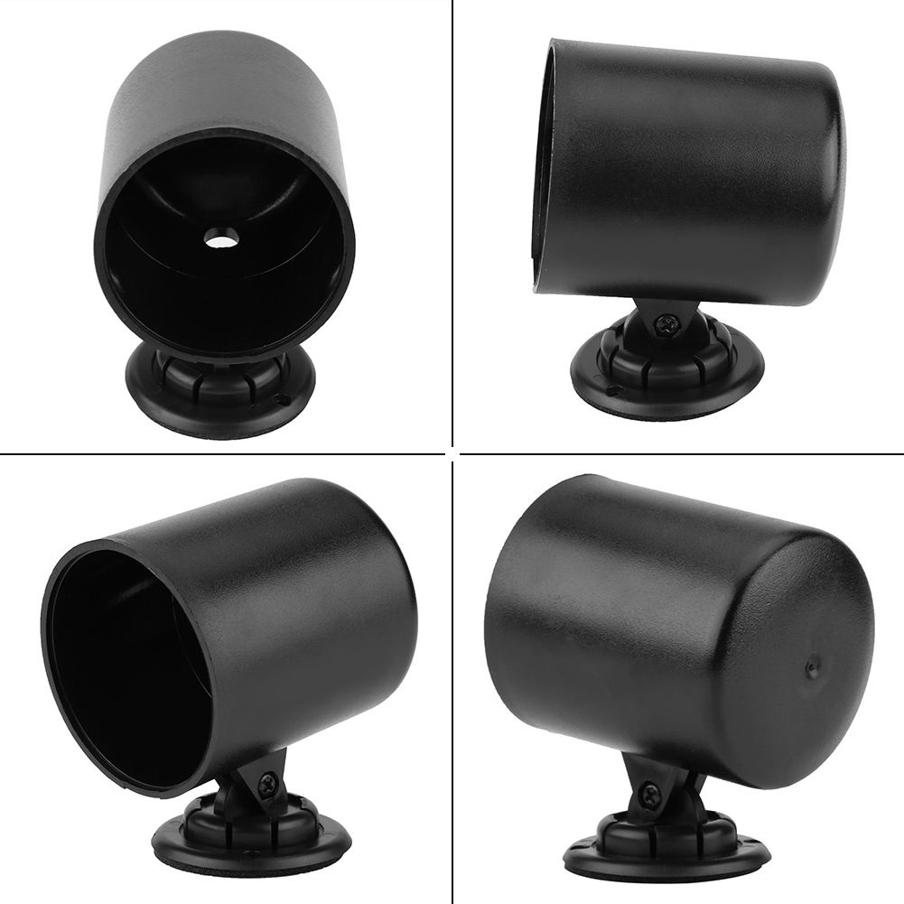 ABS Plastic 60mm/2.4inch Swivels 360 Degrees Around Gauge Bracket Pitches 45 North and South Holder for Atuo Car Shop Repair