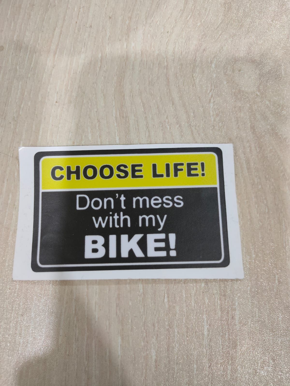 CHOOOSE BIKE WATERPROOF STICKER |Bikers Support BD