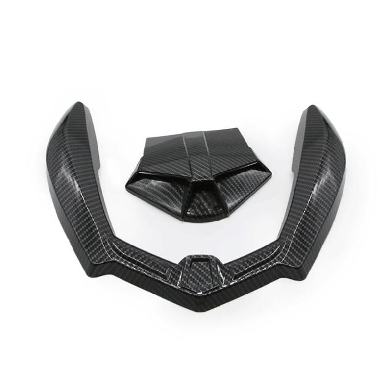 Motorcycle Carbon Fiber Rear Tail Light Cover Luggage Rack Trim Guard for Yamaha NMAX155 NMAX 155 2020 2021 Accessories