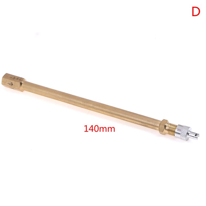 Car Auto Truck Brass Wheel Tire Valve Cap Tyre Stem Extension Pole Extender Cycling Accessories