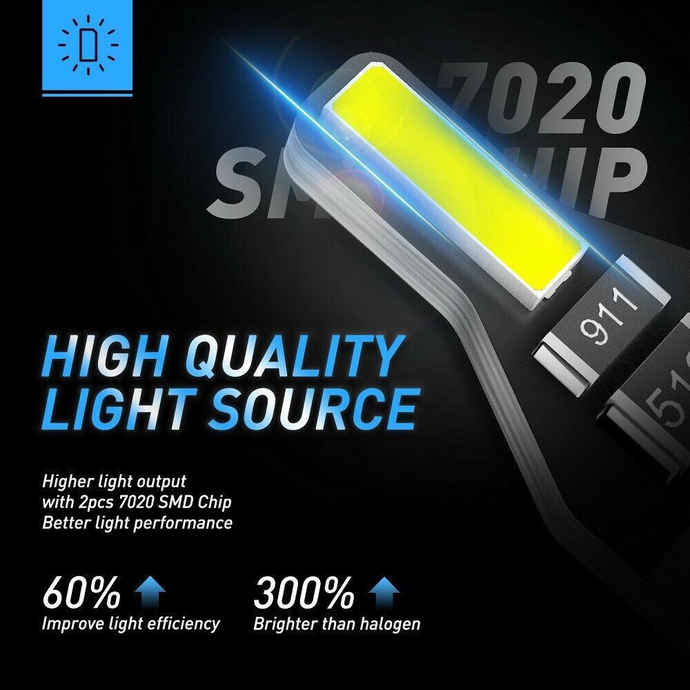 T10 W5W 194 168 LED CANBUS License Plate Interior Wedge Light Bulbs led light Motorcycle Accessories 6000K