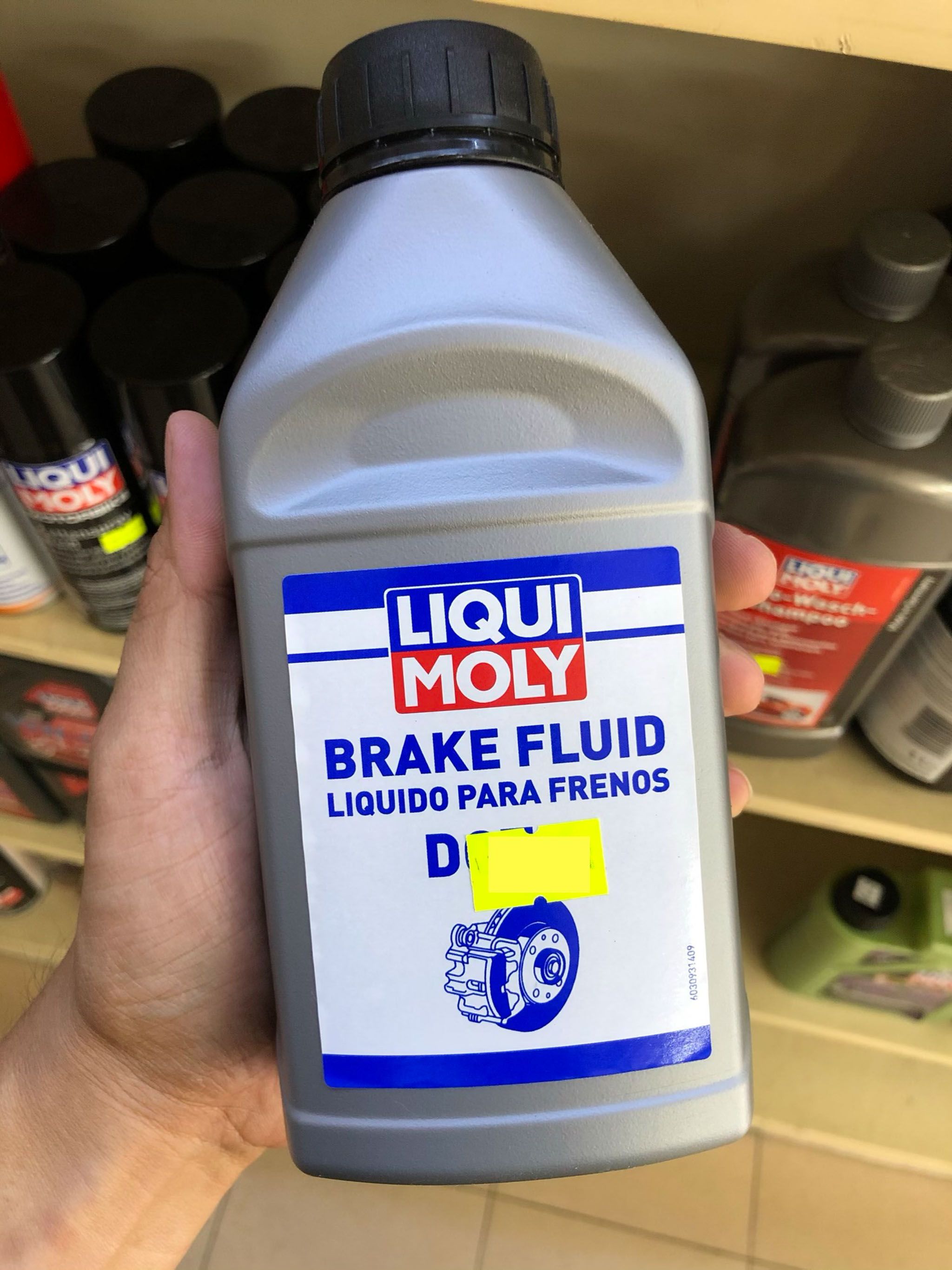 LIQUI MOLY BRAKE FLUID DOT-4 (500ml) Made in Germany