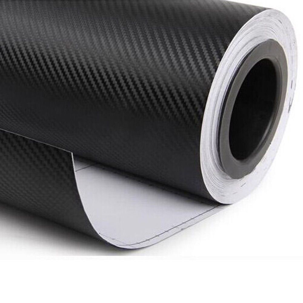 30cmx127cm 3D Carbon Fiber Vinyl Car Wrap Sheet Roll Film Car Stickers And Decals Motorcycle Car styling Accessories automobiles