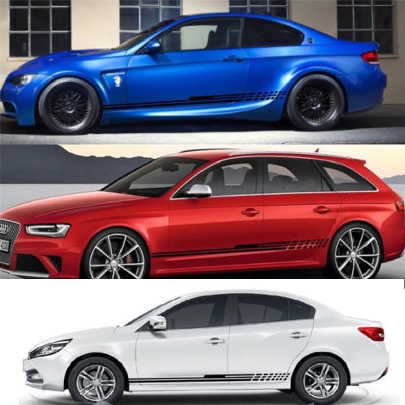 Delicate Decals Racing Car Stickers Car Side Styling Sticker Universal Application