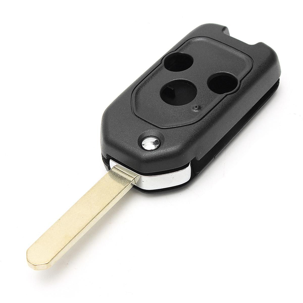 Remote Key Case Fob Kit Replace For Honda Accord CRV Civic 3 Button -