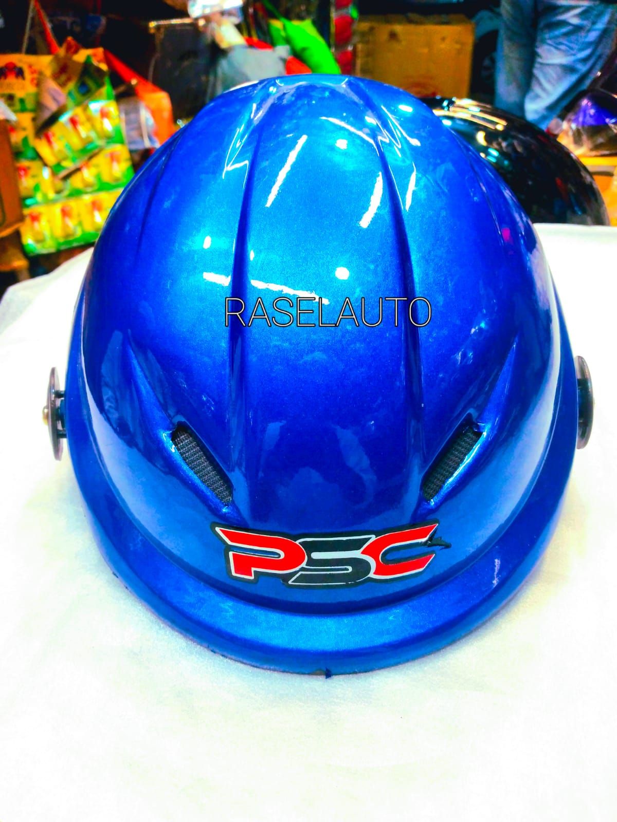 Psc cap helmet = Blue